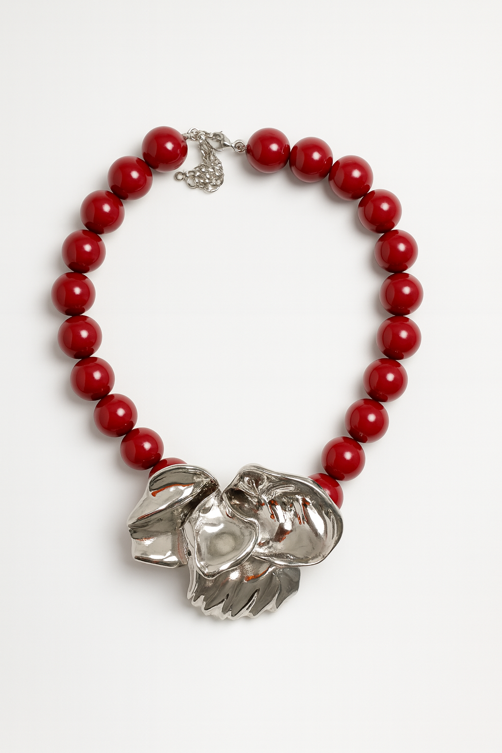 Collar Chunky rojo