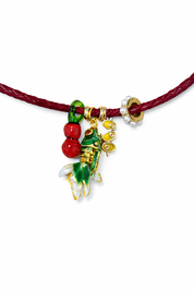 collar cuero pez