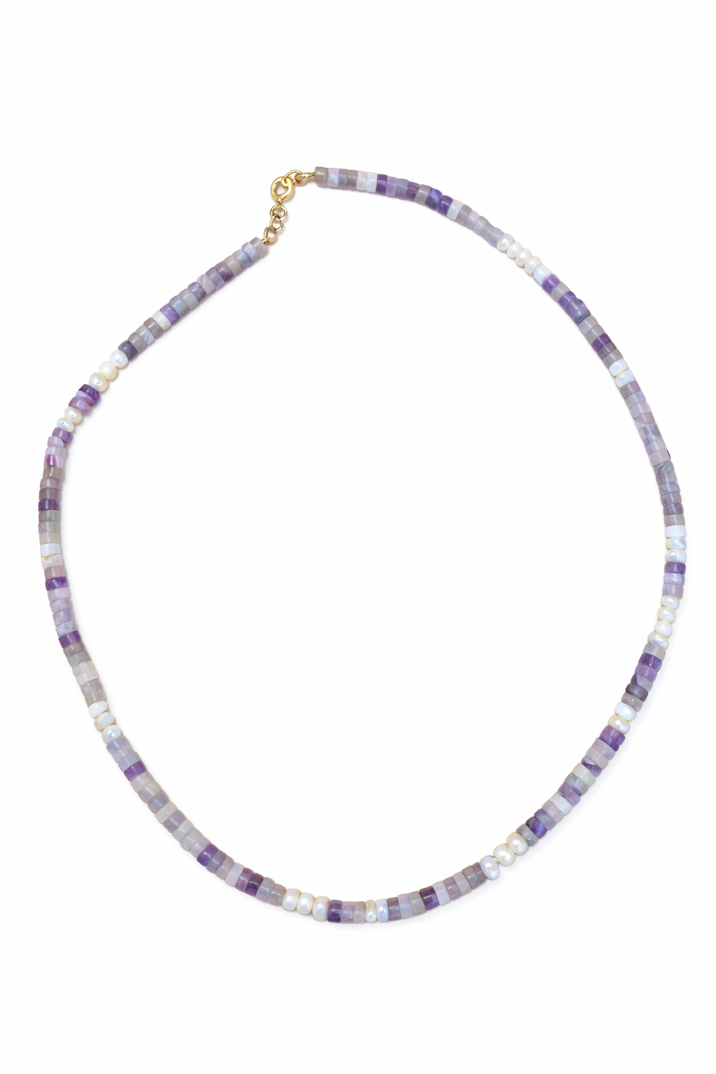 Collar Turmalina y perlas